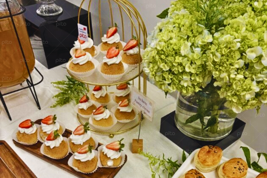 Tiệc Tea Break Decor Đơn Giản 30 Khách 2