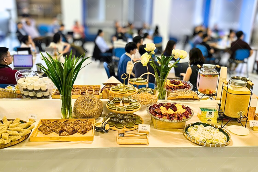 Tiệc Tea Break Bánh Quê Hương Sen 02